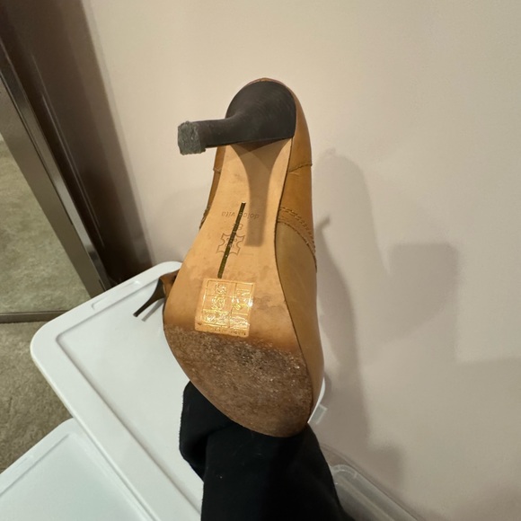 Dolce Vita heeled leather/fur boots!!  Worn only a couple of times ! - Picture 4 of 4